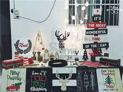 Shopping mỏi tay với xứ sở đồ trang trí Noel Vintage Handmade cực chất Tâm Shoppe